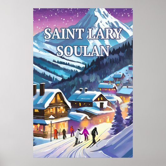 Saint-Lary-Soulan : Éclat Pyrénéen ポスター (正面)