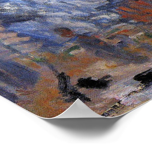 Saint Lazare Train Station by Claude Monet ポスター (角)