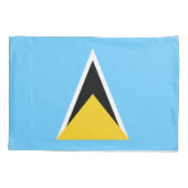 Saint Lucia Flag 枕カバー (裏面)