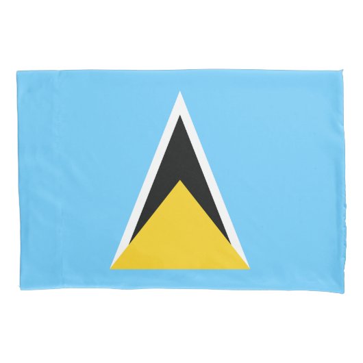 Saint Lucia Flag 枕カバー (正面)