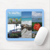 Saint Maarten Photo Collage by Khoncepts マウスパッド (マウス)