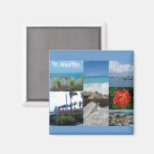 Saint Maarten Photo Collage by Khoncepts マグネット (正面/裏面)