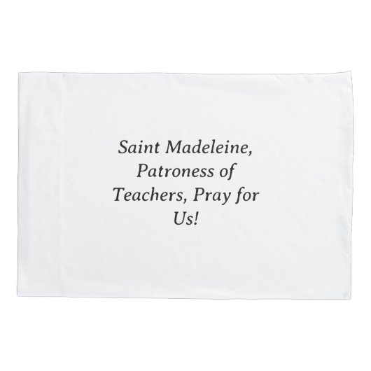 Saint Madeleine Patron Saint of Teachers 枕カバー (裏面)