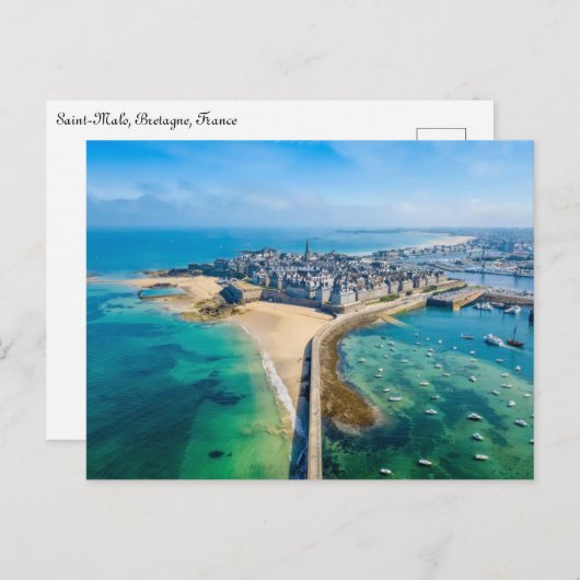 Saint-Malo ポストカード (正面/裏面)
