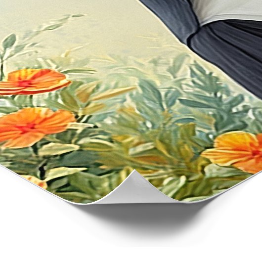 Saint Margaret Mary in Prayer ポスター (角)