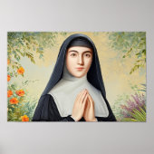 Saint Margaret Mary in Prayer ポスター (正面)