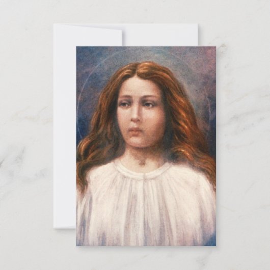 Saint Maria Goretti Holy Card サンキューカード (正面)