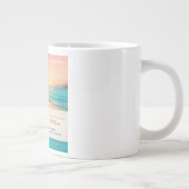 Saint Martin SXM Boarding Pass Sunset ジャンボコーヒーマグカップ (右)
