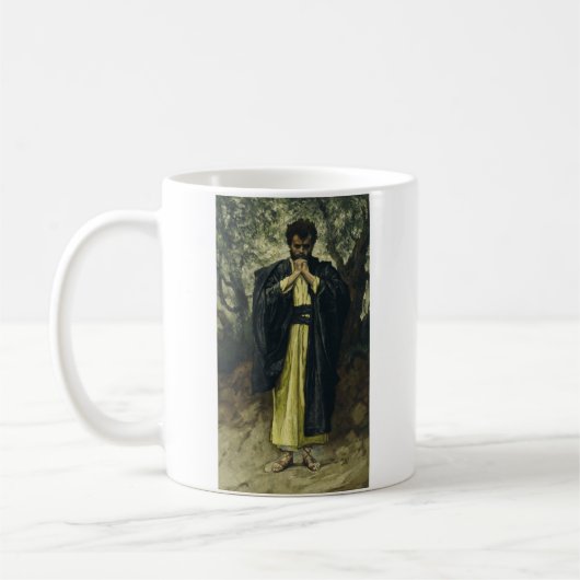 Saint Matthew by James Tissot コーヒーマグカップ (左)