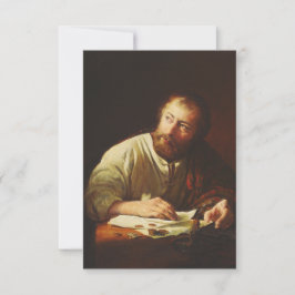 Saint Matthew First Evangelist Holy Card サンキューカード