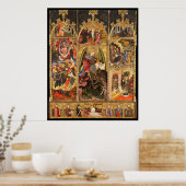 Saint Michael Altarpiece The ArchAngel Poster ポスター (キッチン)