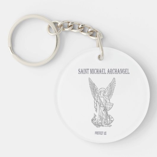 Saint Michael Archangel キーホルダー (正面)