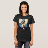 Saint Michael Archangel  Catholic Christian Women  Tシャツ (正面フル)