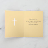 Saint Michael Archangel Catholic Feast Day カード (内部)