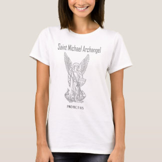 Saint Michael Archangel Protect Us Tシャツ