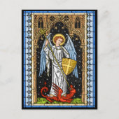Saint Michael Battles the Beast Postcard ポストカード (正面)