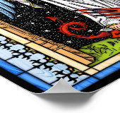 Saint Michael Battles the Beast Poster ポスター (角)