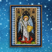 Saint Michael Battles the Beast Poster ポスター