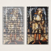 Saint Michael by Sir Edward Coley Burne-Jones (正面&裏面)