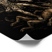 Saint Michael Defend Us In Battle Archangel Christ ポスター (角)