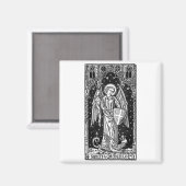 Saint Michael The Archangel Defeating Satan Christ マグネット (正面/裏面)