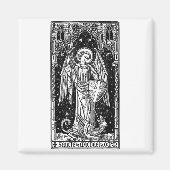 Saint Michael The Archangel Defeating Satan Christ マグネット (正面)