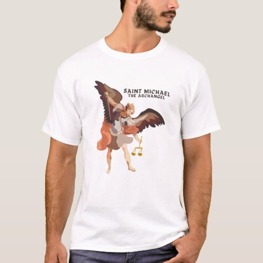Saint Michael The Archangel Prayer Catholic Tradit Tシャツ (正面)