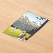 Saint Moritz by Emil Cardinaux アクリル招待状 (レイダウン)