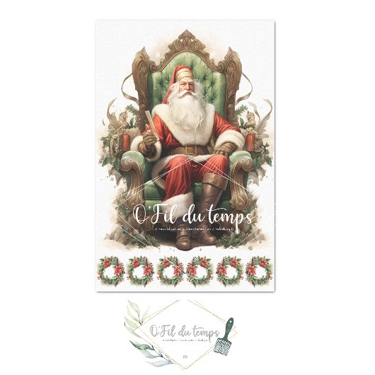 Saint-Nic Holiday Decoupage Paper 薄葉紙