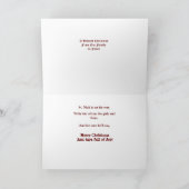 Saint Nicholas Christmas Greeting Holiday Card シーズンカード (内部)