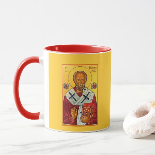 SAINT NICHOLAS* Christmas Mug マグカップ (ドーナツ)