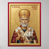 Saint Nicholas orthodox  icon ポスター (正面)