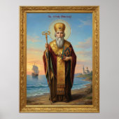 Saint Nicholas orthodox  icon ポスター (正面)
