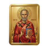 Saint Nicholas orthodox  icon マグネット (縦)