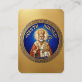 Saint Nicholas prayer card 名刺 (正面)