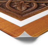 Saint Nicholas,Virgin new wood orthodox letters ポスター (角)