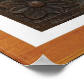 Saint Nicholas,Virgin new wood orthodox letters ポスター (角)