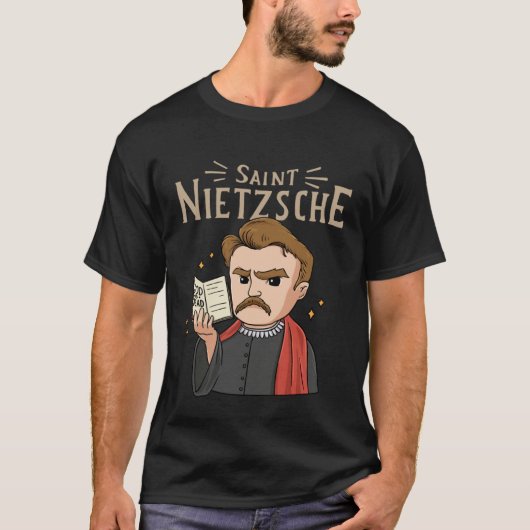 Saint Nietzsche for a Philosophy Student  1 Tシャツ (正面)