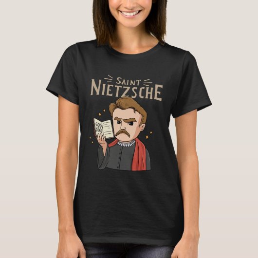 Saint Nietzsche for a Philosophy Student 1 Tシャツ (正面)