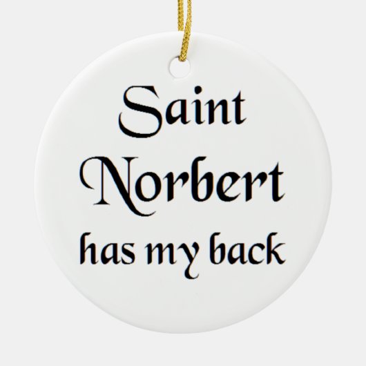 saint norbert coffee mug セラミックオーナメント (正面)