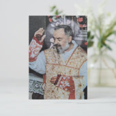 Saint Padre Pio Holy Card サンキューカード (スタンド正面)