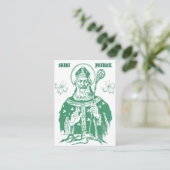 Saint Patrick Devotional Prayer Card プレイスカード (スタンド正面)