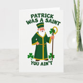 Saint Patrick Pattern Card カード (正面)