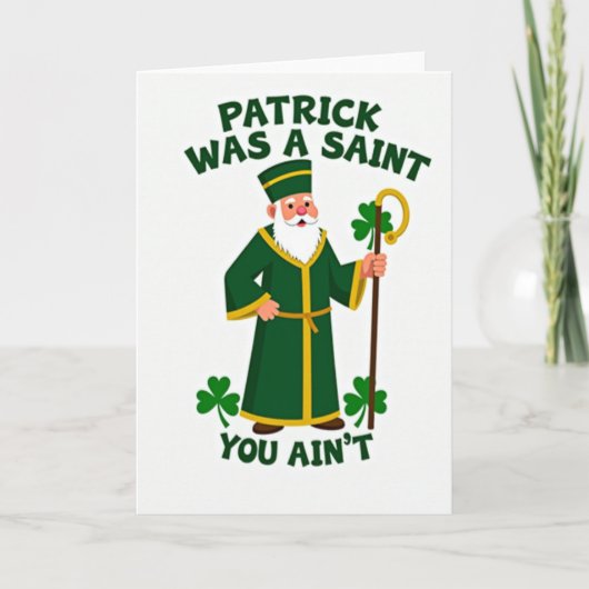 Saint Patrick Pattern Card カード (正面)