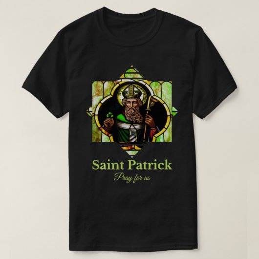 Saint Patrick Pray For Us Ireland Men Women Kids C Tシャツ (デザイン正面)