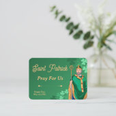 Saint Patrick Prayer Card – Breastplate Prayer プレイスカード (スタンド正面)