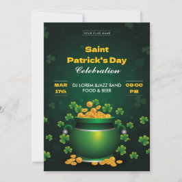 Saint Patrick’s Day Celebration Party Invitation 招待状