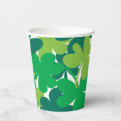 Saint Patrick’s Day Green Shamrock Paper Cups 紙コップ (裏面)