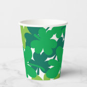 Saint Patrick’s Day Green Shamrock Paper Cups 紙コップ (正面)