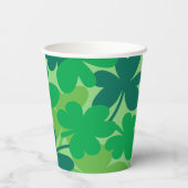Saint Patrick’s Day Shamrock Green Paper cups 紙コップ (裏面)